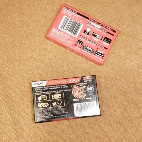 📼NWT 60-90 min Blank Cassette Tapes📹 - Picture 2 of 4